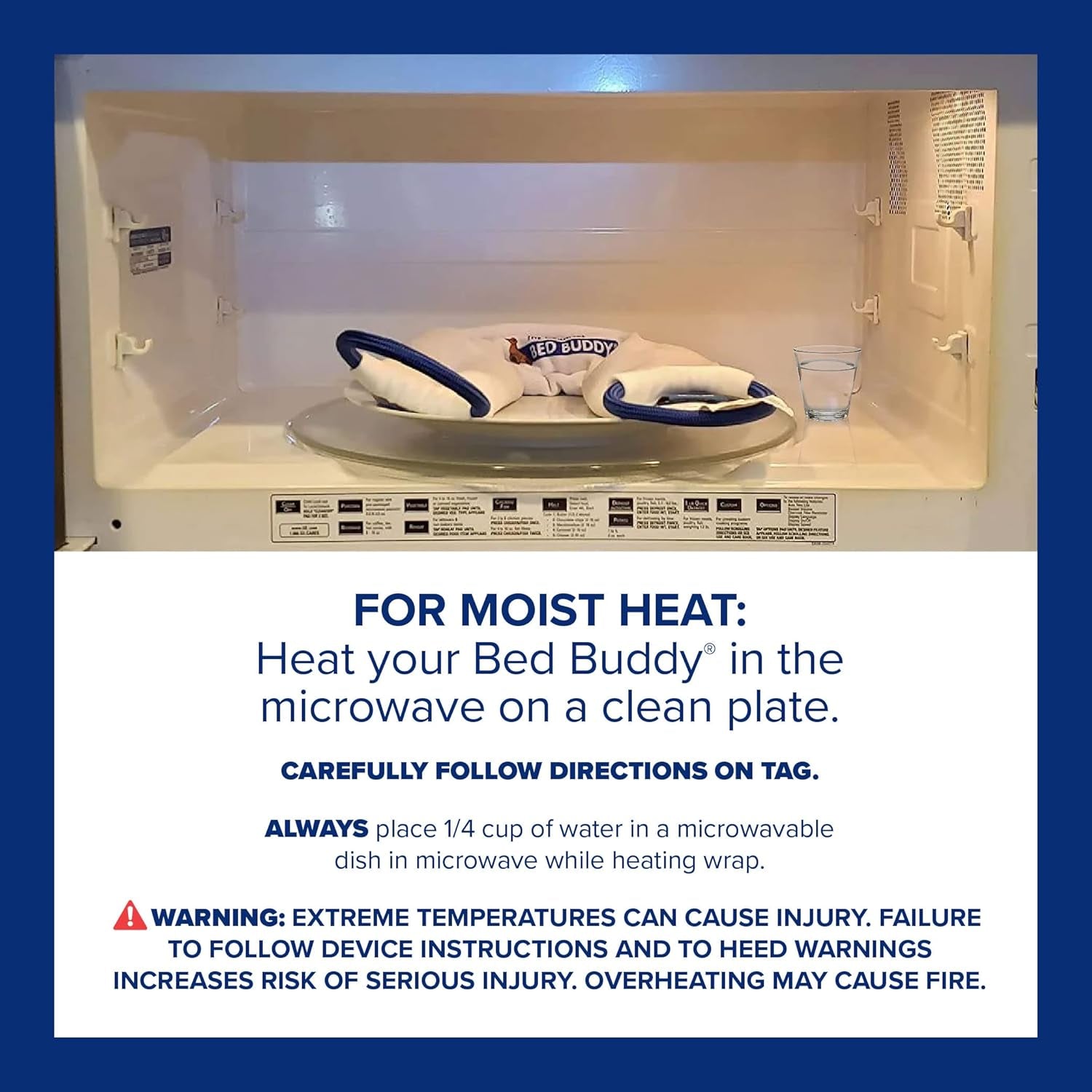 Bed Buddy Neck Heating Pad and Microwave Heating Pad, Heated Neck Wrap - Heating